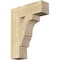 Ekena Millwork Balboa Block Rough Sawn Bracket, Douglas Fir, 4"W x 14"D x 18"H BKT04X14X18BOA05RDF - alternate 1